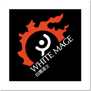 White Mage - For Warriors of Light & Darkness Posters and Art